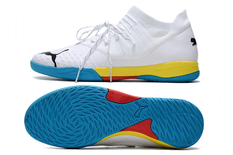 Puma Future Z 1.3 IC - White/Vibrant Blue/Fiery Red