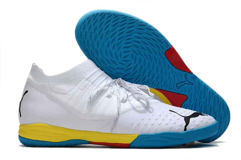 Puma Future Z 1.3 IC - White/Vibrant Blue/Fiery Red