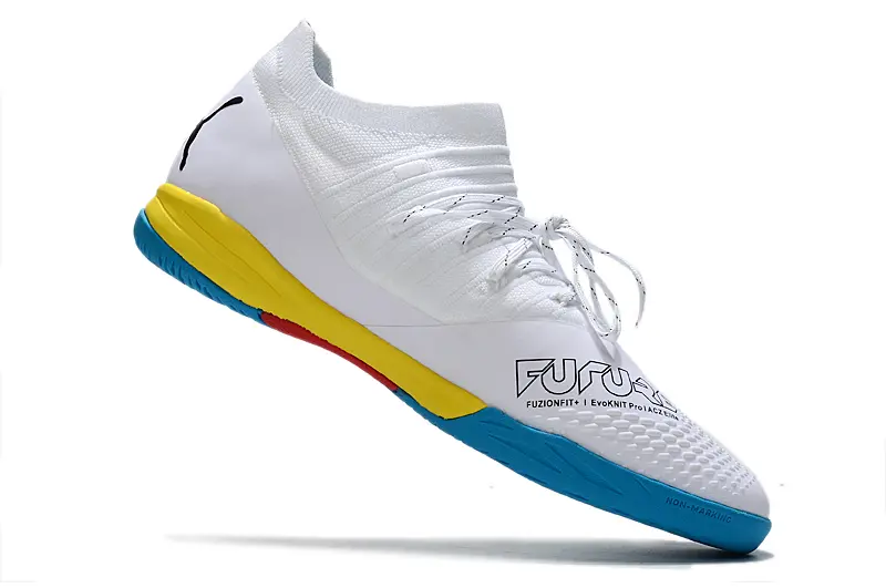Puma Future Z 1.3 IC - White/Vibrant Blue/Fiery Red
