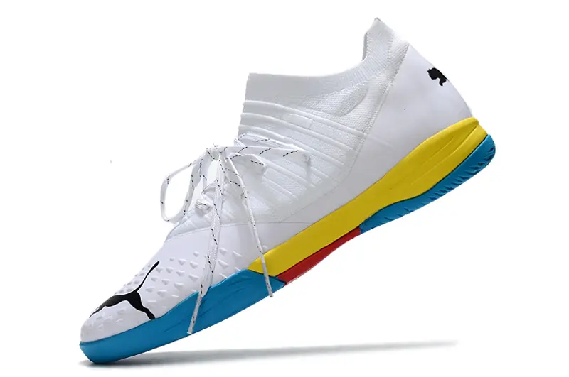 Puma Future Z 1.3 IC - White/Vibrant Blue/Fiery Red