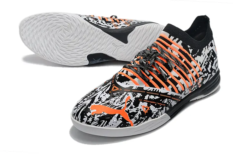 Puma Future Z 1.3 IC - Black/Vibrant Orange/White