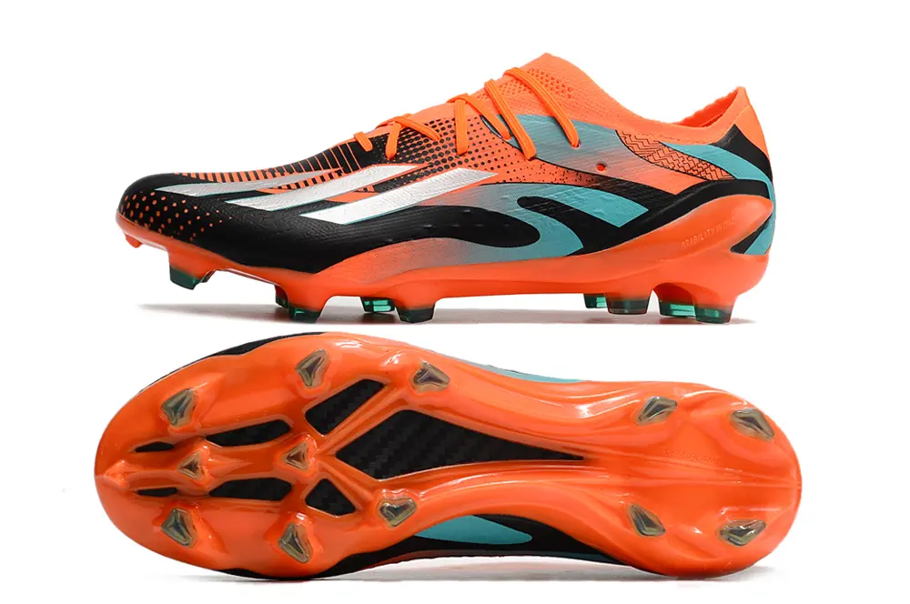 Adidas X Speedportal.1 FG - Black/Electric Orange/Aqua Blue