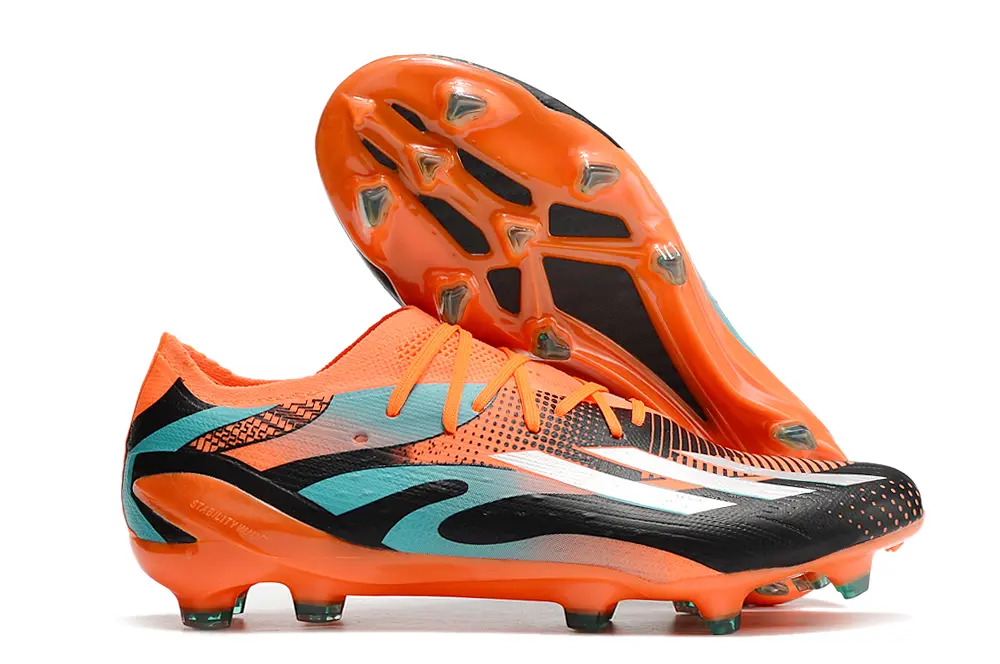 Adidas X Speedportal.1 FG - Black/Electric Orange/Aqua Blue