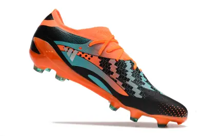 Adidas X Speedportal.1 FG - Black/Electric Orange/Aqua Blue