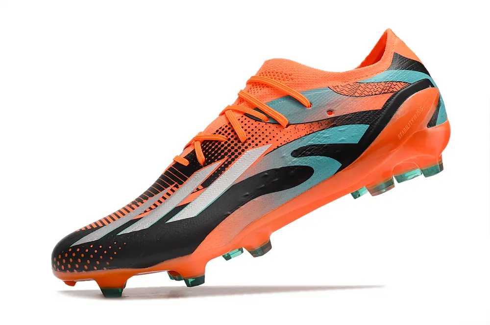 Adidas X Speedportal.1 FG - Black/Electric Orange/Aqua Blue
