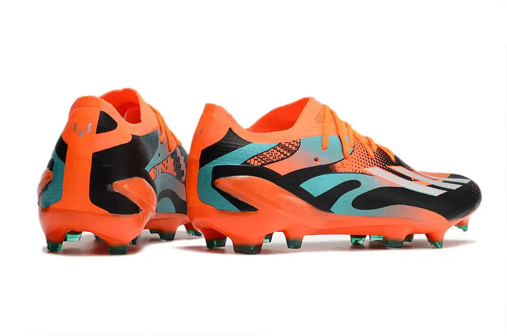 Adidas X Speedportal.1 FG - Black/Electric Orange/Aqua Blue