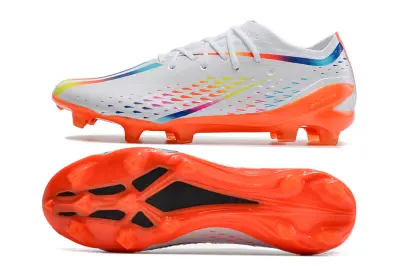 Adidas X Speedportal.1 FG - White/Neon Orange/Super Rainbow