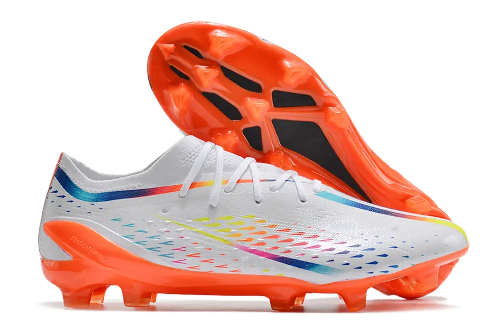 Adidas X Speedportal.1 FG - White/Neon Orange/Super Rainbow