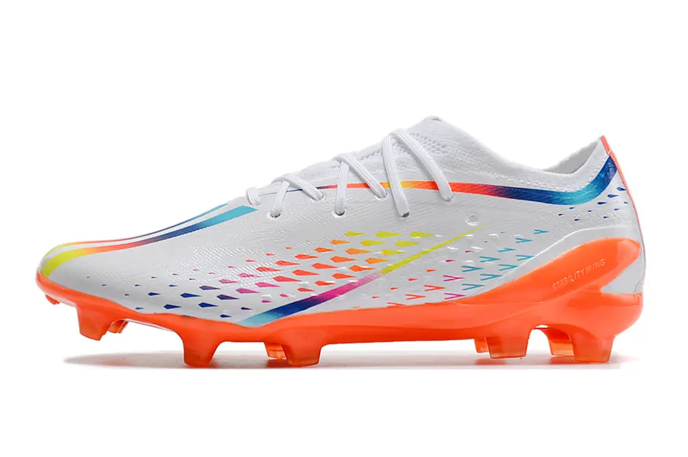 Adidas X Speedportal.1 FG - White/Neon Orange/Super Rainbow