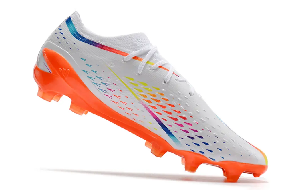 Adidas X Speedportal.1 FG - White/Neon Orange/Super Rainbow