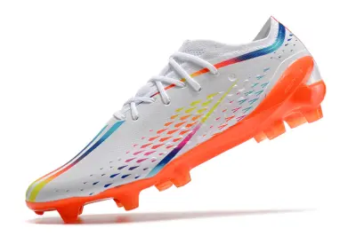 Adidas X Speedportal.1 FG - White/Neon Orange/Super Rainbow