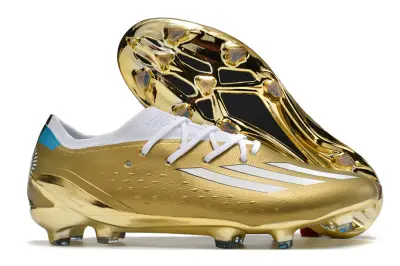 Messi x Adidas X Speedportal.1 FG - Gold/Shiny Gold/White
