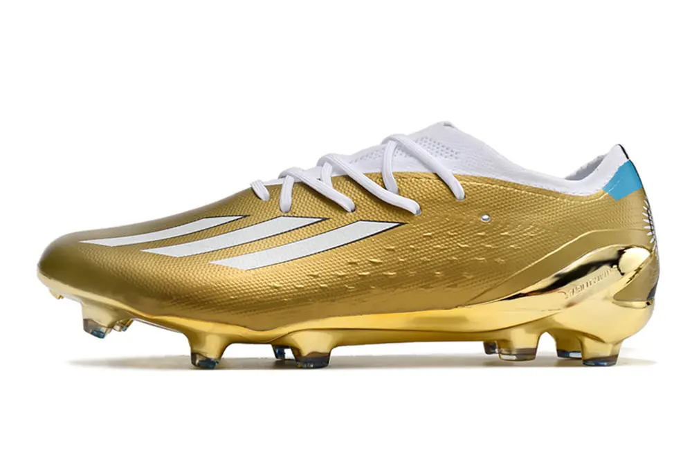 Messi x Adidas X Speedportal.1 FG - Gold/Shiny Gold/White