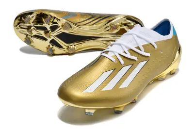 Messi x Adidas X Speedportal.1 FG - Gold/Shiny Gold/White
