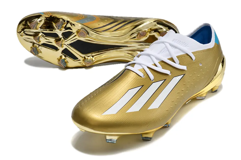 Messi x Adidas X Speedportal.1 FG - Gold/Shiny Gold/White