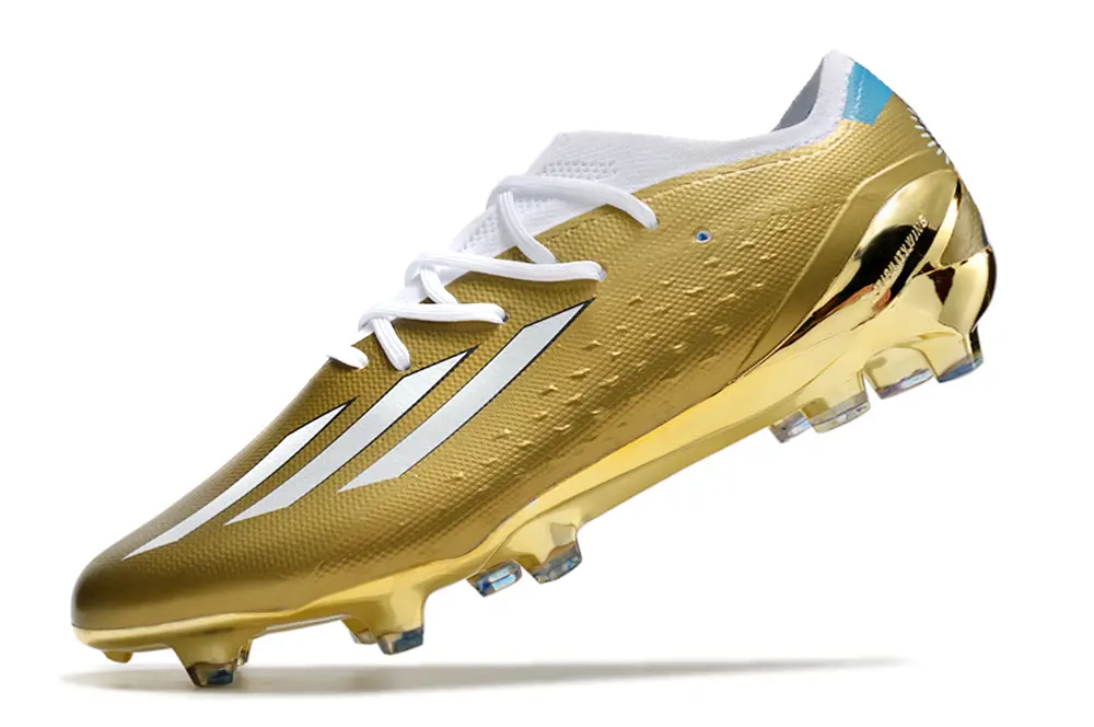 Messi x Adidas X Speedportal.1 FG - Gold/Shiny Gold/White