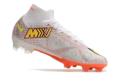 Nike Air Zoom Mercurial Superfly 9 Elite FG - White/Sparks Orange/Fluorescent Yellow