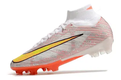 Nike Air Zoom Mercurial Superfly 9 Elite FG - White/Sparks Orange/Fluorescent Yellow