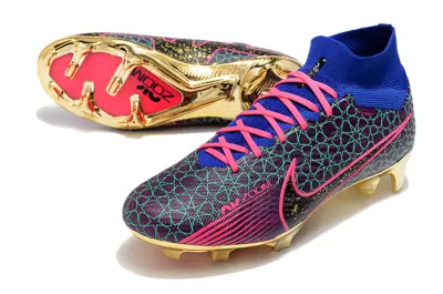 Nike Air Zoom Mercurial Superfly 9 Elite FG - Black/Electric Pink/Metallic Gold
