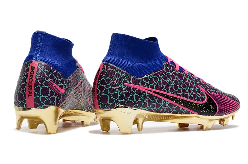 Nike Air Zoom Mercurial Superfly 9 Elite FG - Black/Electric Pink/Metallic Gold