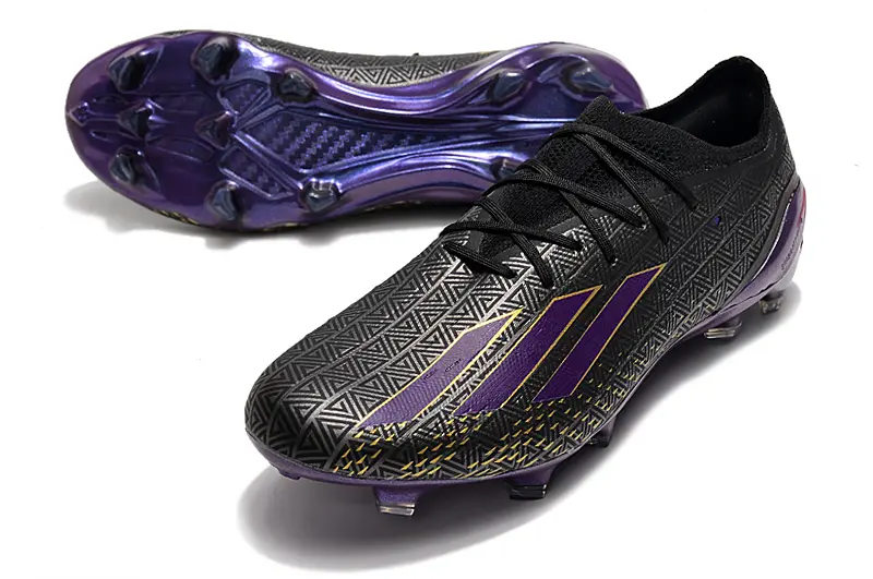Adidas X Speedportal.1 FG - Black/Metallic Gold/Grape Purple