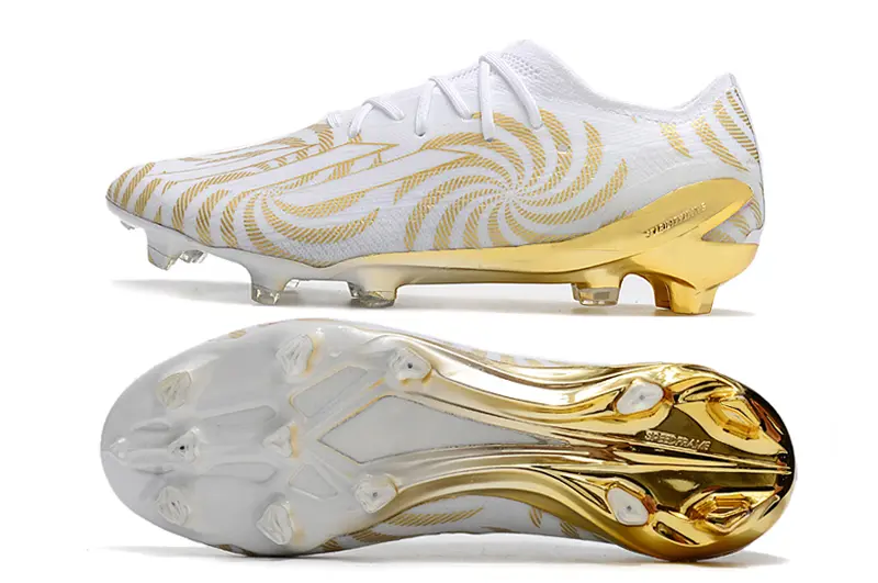 Adidas X Speedportal.1 FG - White/Golden Accents/Metallic Gold