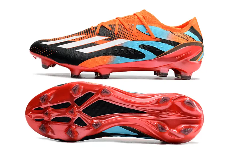 Adidas X Speedportal.1 FG - Black/Vibrant Orange/Blue Sky