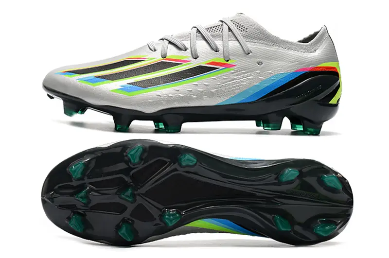 Adidas X Speedportal.1 FG - Gray/Electric Blue/Neon Green