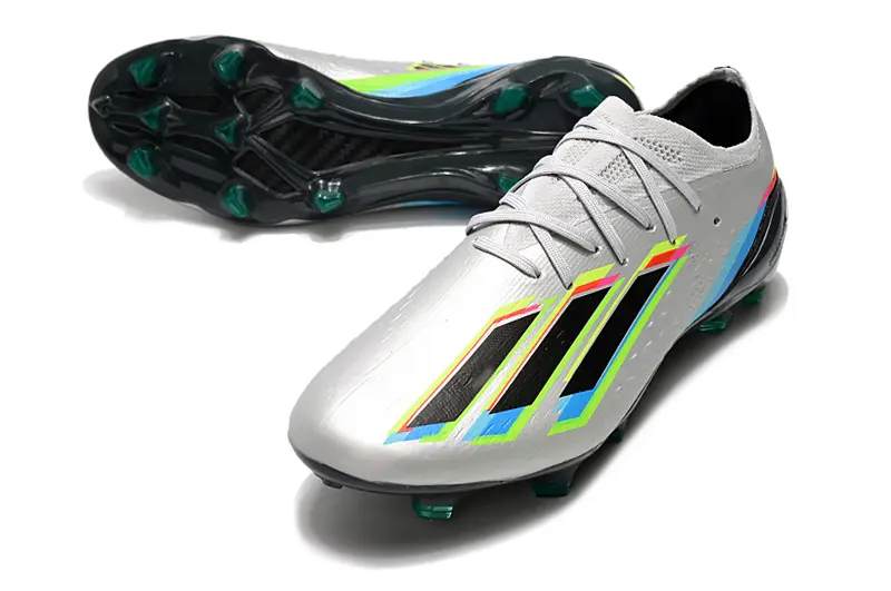 Adidas X Speedportal.1 FG - Gray/Electric Blue/Neon Green