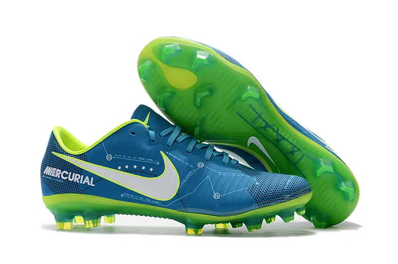 Nike Mercurial Vapor 11 FG - Blue/Electric Blue/Lime Green