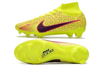 Nike Air Zoom Mercurial Superfly 9 Elite FG - Yellow/Neon Yellow/Deep Purple