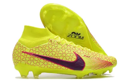 Nike Air Zoom Mercurial Superfly 9 Elite FG - Yellow/Neon Yellow/Deep Purple