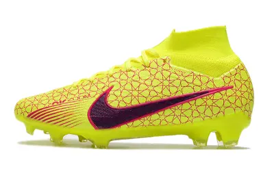 Nike Air Zoom Mercurial Superfly 9 Elite FG - Yellow/Neon Yellow/Deep Purple