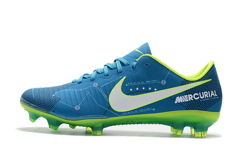 Nike Mercurial Vapor 11 FG - Blue/Electric Blue/Lime Green