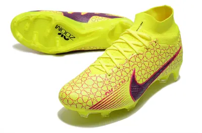 Nike Air Zoom Mercurial Superfly 9 Elite FG - Yellow/Neon Yellow/Deep Purple