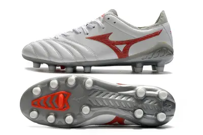 Mizuno Morelia Neo 3 Pro FG - White/Coral/Steel