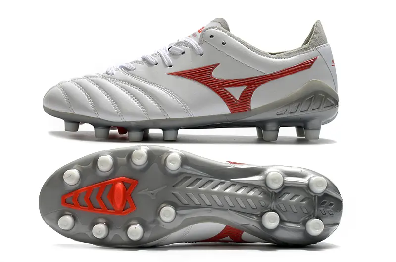 Mizuno Morelia Neo 3 Pro FG - White/Coral/Steel