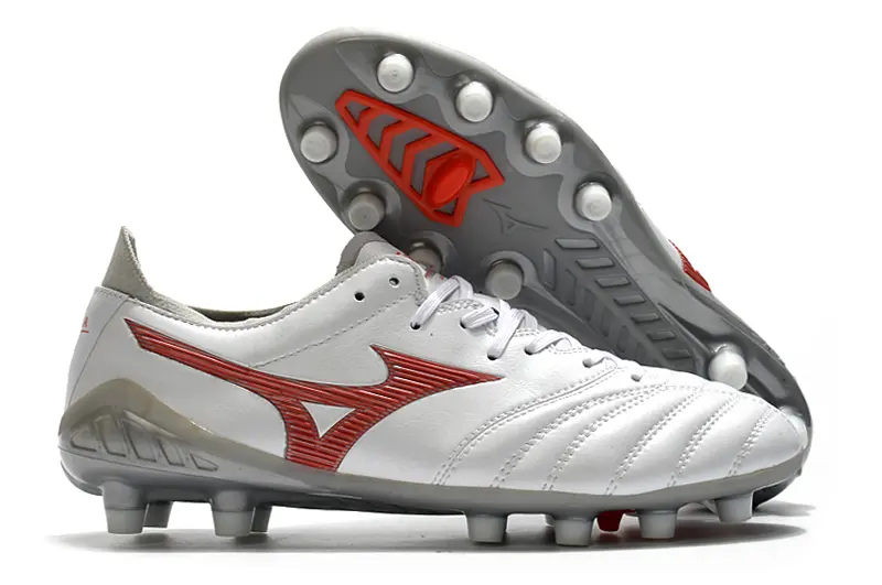 Mizuno Morelia Neo 3 Pro FG - White/Coral/Steel