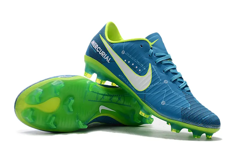 Nike Mercurial Vapor 11 FG - Blue/Electric Blue/Lime Green