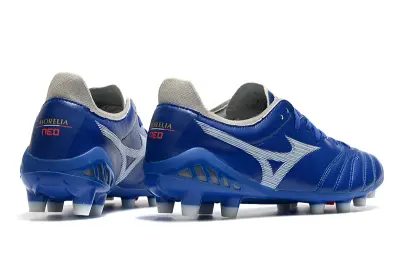 Mizuno Morelia Neo 3 Pro FG - Blue/Vibrant Blue/Soft Grey