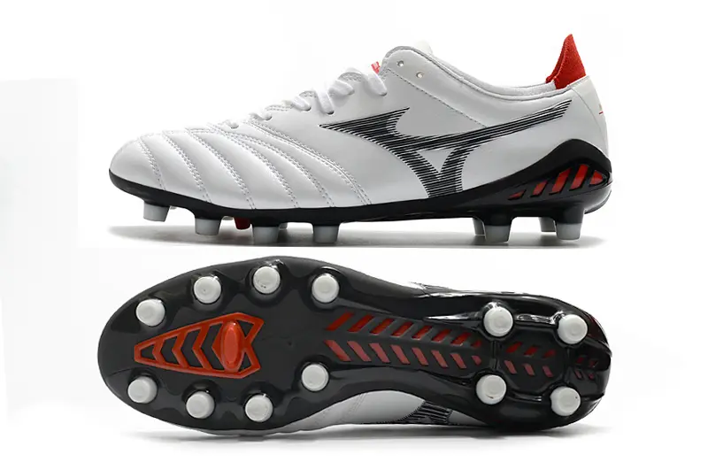 Mizuno Morelia Neo 3 Pro FG - White/Crimson Red/Black