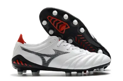 Mizuno Morelia Neo 3 Pro FG - White/Crimson Red/Black