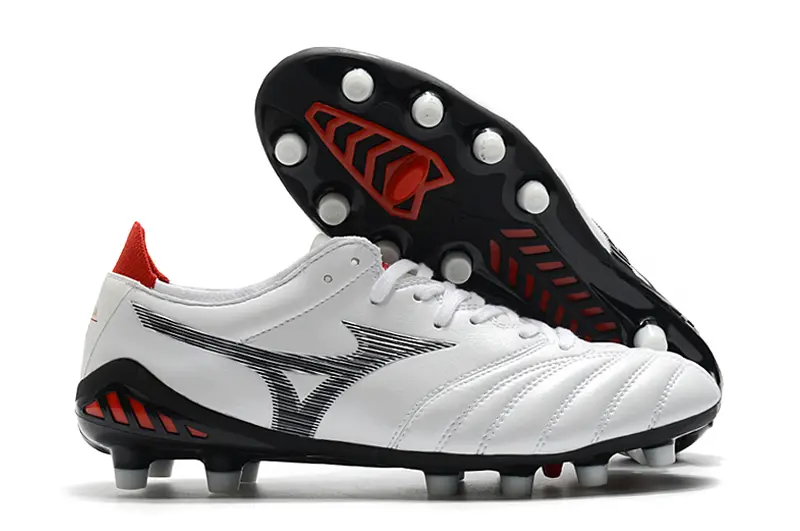 Mizuno Morelia Neo 3 Pro FG - White/Crimson Red/Black