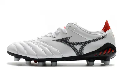 Mizuno Morelia Neo 3 Pro FG - White/Crimson Red/Black