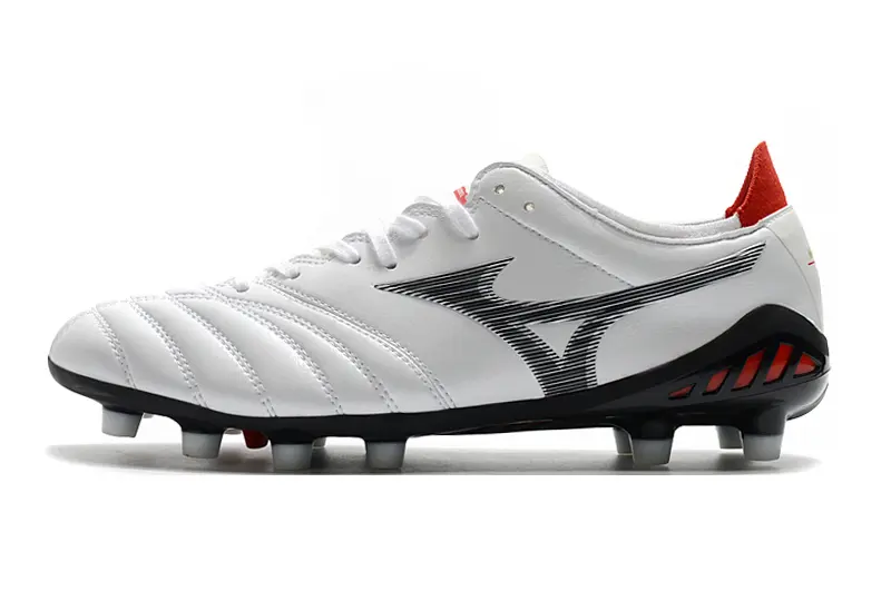 Mizuno Morelia Neo 3 Pro FG - White/Crimson Red/Black