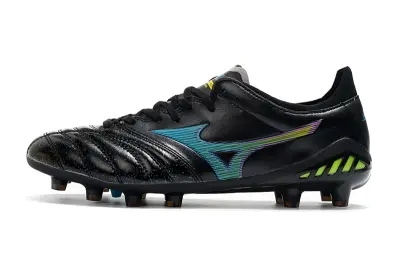 Mizuno Morelia Neo 3 Pro FG - Black/Neon Green/Light Blue