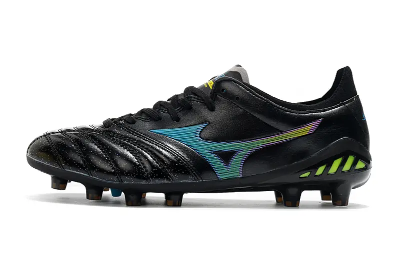 Mizuno Morelia Neo 3 Pro FG - Black/Neon Green/Light Blue