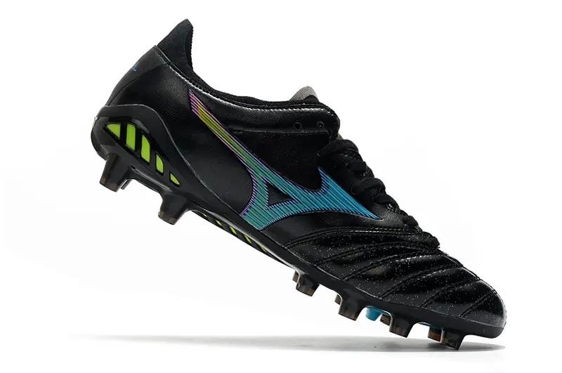 Mizuno Morelia Neo 3 Pro FG - Black/Neon Green/Light Blue