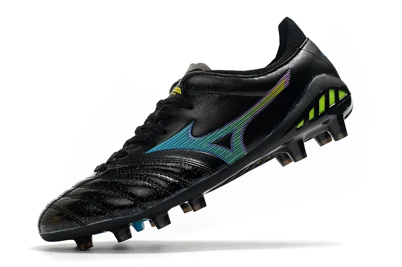 Mizuno Morelia Neo 3 Pro FG - Black/Neon Green/Light Blue