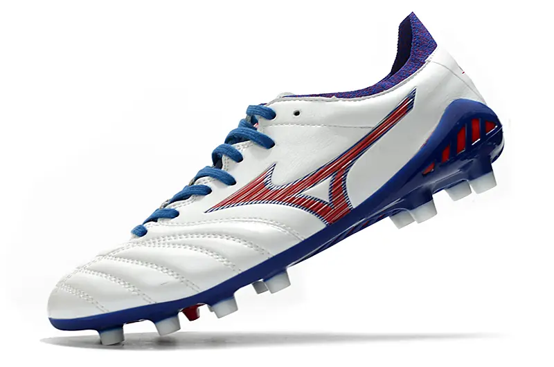 Mizuno Morelia Neo 3 Pro FG - White/Royal Blue/Crimson Red